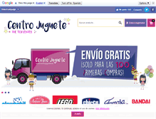 Tablet Screenshot of centrojuguete.es
